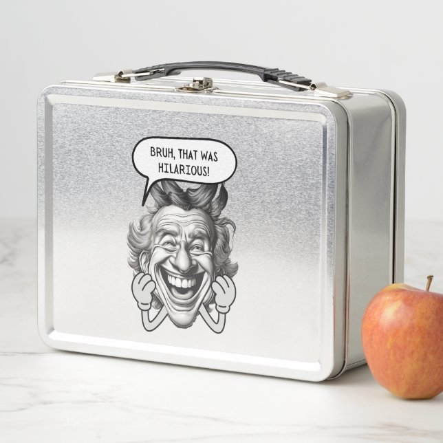 Bruh That Was Hilarious Metal Lunch Box (In Situ)