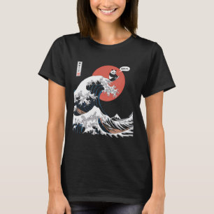 Bruh The Great Wave Kanagawa Funny Japanese Surfin T-Shirt