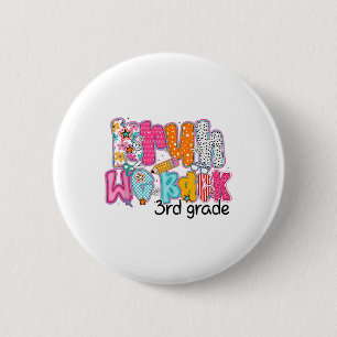 Bruh We Back 3rd Grade First Day Of School Back To 2 Inch Round Button