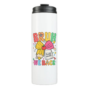 Bruh We Back 4th Grade Back to School Fourth Grade Thermal Tumbler