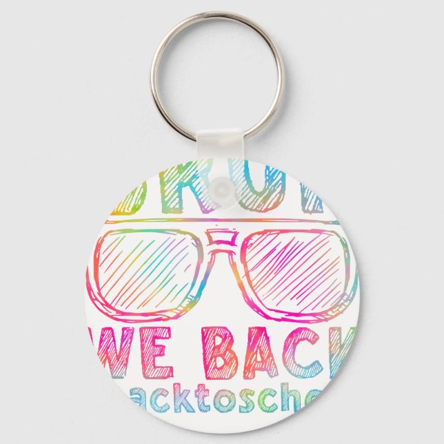 bruh we back back to school keychain (Front)