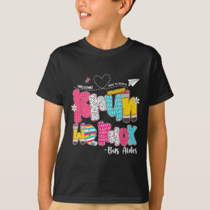 Bruh We Back Bus Aides Welcome Back To School T-Shirt