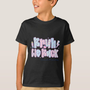 Bruh We Back Lunch Monitors Flowers Back To School T-Shirt