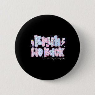 Bruh We Back School Psychologists Pencil Back To S 2 Inch Round Button