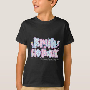 Bruh We Back School Psychologists Pencil Back To S T-Shirt