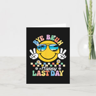Bruh We Out Happy Last Day Of School Teacher Kids Card