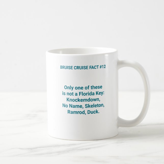 Bruise Cruise Fact #12: Key West Coffee Mug (Right)