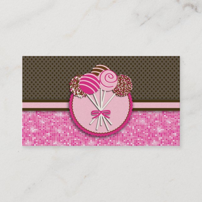 Bruits de gâteau de rose et de brun : Cartes de (Devant)