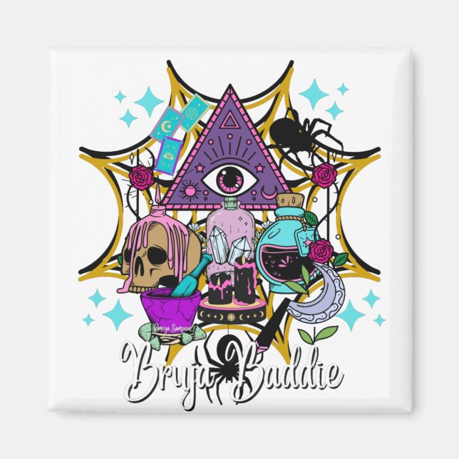 Bruja Baddie Magnet (Front)