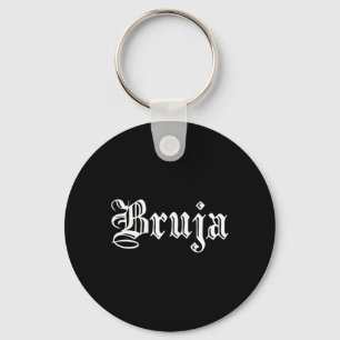 Bruja Dia de Muertos Mexican Halloween Witch Latin Keychain