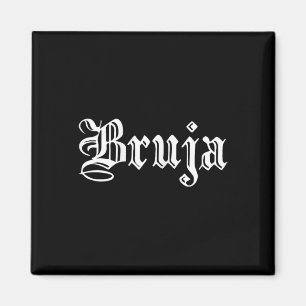 Bruja Dia de Muertos Mexican Halloween Witch Latin Magnet