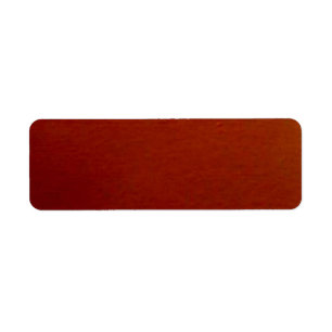 Brûlé Orange Solide Lable