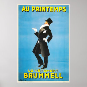 Brummell Clothing in the Spring Men's Fashion Poster