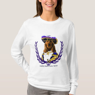Brun anglais de noblesse de T-shirt de cocker