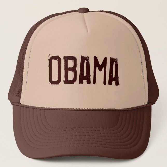 Brun de casquette d'Obama (Devant)