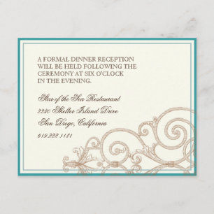 Brun de taupe d'orchidée de Cattleya - invitation