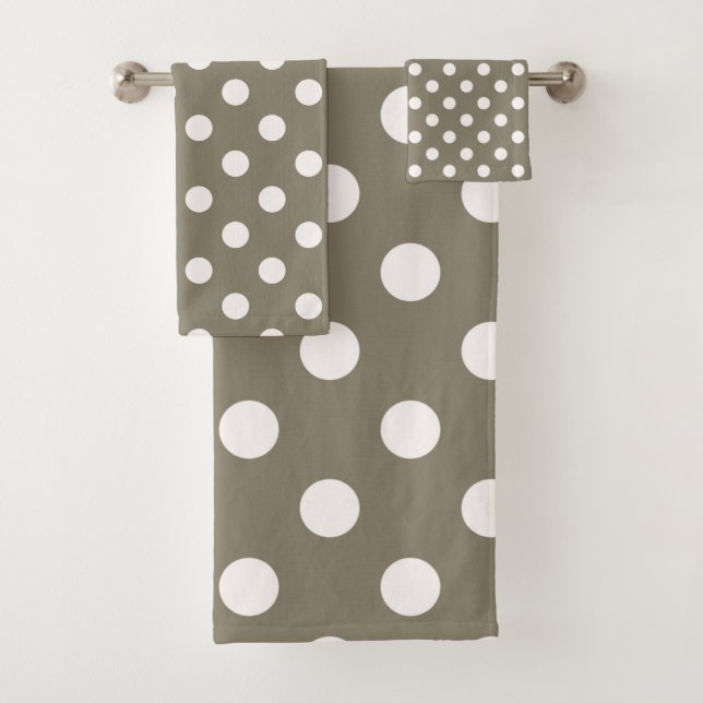 Brun Taupe & Points Blancs (En situation)