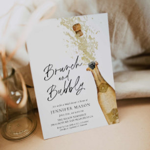 Brunch and Bubbly Bridal Shower Invitation