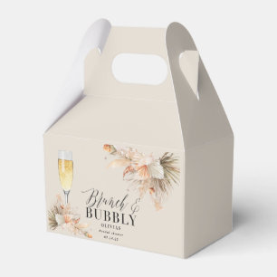 brunch and bubbly Bridal shower pampas grass  Favo Favor Box
