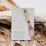 Brunch and Bubbly Champagne Bridal Shower<br><div class="desc">Pink and Gold Brunch and Bubbly Champagne Bridal Shower Foil Invitation. Matching items are sold in our shop Cava Party Design.</div>