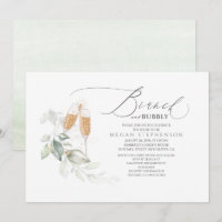 Brunch and Bubbly Elegant Greenery Bridal Shower