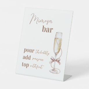 Brunch and Bubbly Mimosa Bar Sign 8x10
