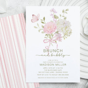 Brunch & Bubbly Baby Shower Invitation