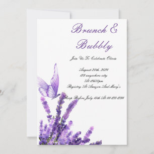 BRUNCH & BUBBLY BRIDAL DOUCHE INVITATION