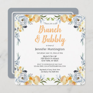 Brunch & Bubbly Bridal Shower Floral Boho