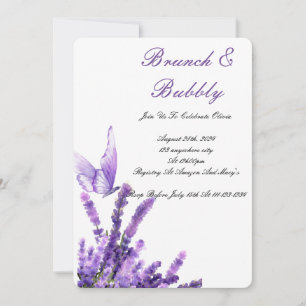 BRUNCH & BUBBLY BRIDAL SHOWER INVITATION