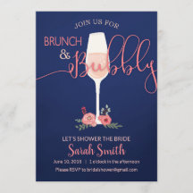Brunch & Bubbly Bridal Shower Invite