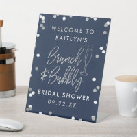 Brunch & Bubbly Confetti Bridal Shower Welcome