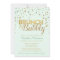 Brunch & Bubbly Glitter Bridal Shower Invitation