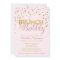 Brunch & Bubbly Glitter Bridal Shower Invitation