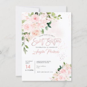 Brunch Bubbly H2 Blush Anthuriums Roses Peonies  Invitation