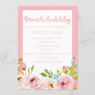 Brunch & Bubbly Invitation