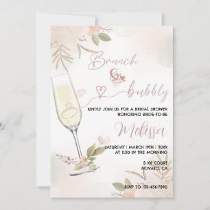 Brunch & Bubbly Invitation