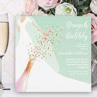 Brunch Bubbly Mint Bridal Shower