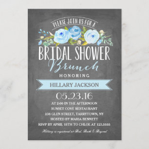 Brunch Fête des mariées Invitation de douche nup