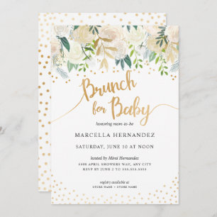 Brunch for Baby   Baby Shower Invitation