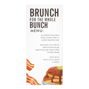 BRUNCH FOR THE BUNCH   Breakfast Menu