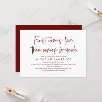 Brunch, Friends, Love, Casual Bridal Shower 