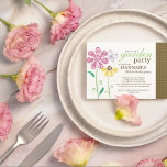 Brunch Garden Party Birthday Invitations<br><div class="desc">All template text can be changed and totally customized by you. If you need help,  click on the contact link above to send the designer a personal message.</div>