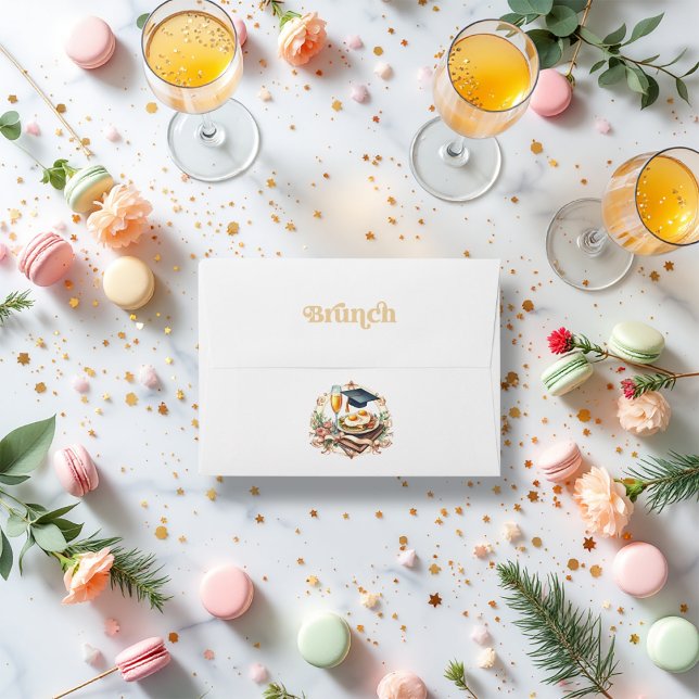 Brunch Graduation Envelope (Brunch Graduation Envelope)