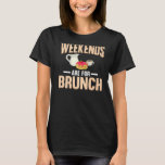 Brunch Ideas Food Recipes Mimosa Breakfast Sunday  T-Shirt<br><div class="desc">Brunch Ideas Food Recipes Mimosa Breakfast Sunday  2</div>