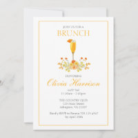 Brunch Invitation, Bridal Brunch Invite, Birthday