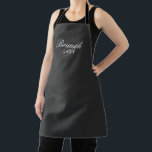Brunch Lady Women's Black Apron with Funny Quote<br><div class="desc">For ladies who love to cook and brunch!</div>