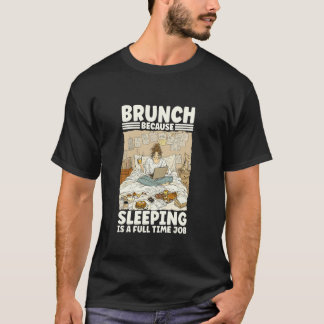 Brunch Ou2019Clock Lazy Morning Design for Chill V T-Shirt