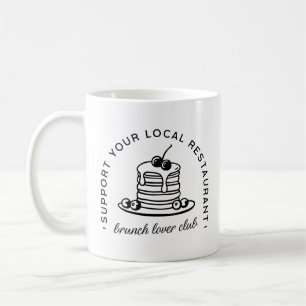Brunch pancakes lover funny quotes coffee mug
