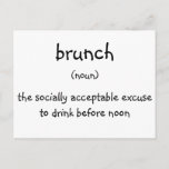 brunch postcard<br><div class="desc">creative explanation of what brunch really is... </div>